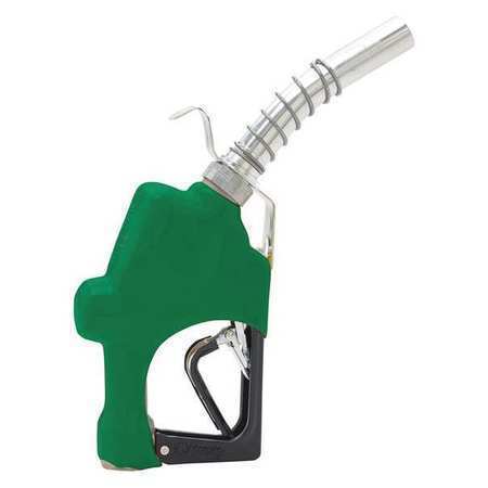 Husky 1GS H Automatic 1" Heavy Duty Diesel Nozzle with Three Notch Hold Open Clip and Hook
