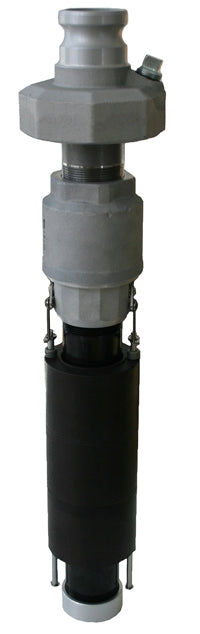 Morrison Bros 9095AA0200 AV Pressure Fill Overfill Prevention Valve, Aluminum Body w/ 2" Male Quick Disconnect x 4" FNPT Connections