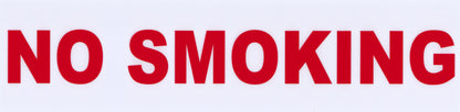 Decals For Fuel Storage Tanks - No Smoking 3" Tall x 12" Wide