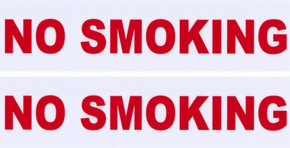 Decals For Fuel Storage Tanks - No Smoking 3" Tall x 12" Wide