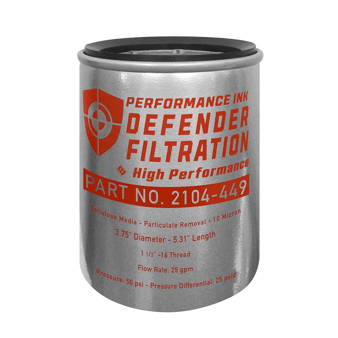 Performance Ink PI-2104-449 1-1/2"-16 Service Station Filter 10 Micron