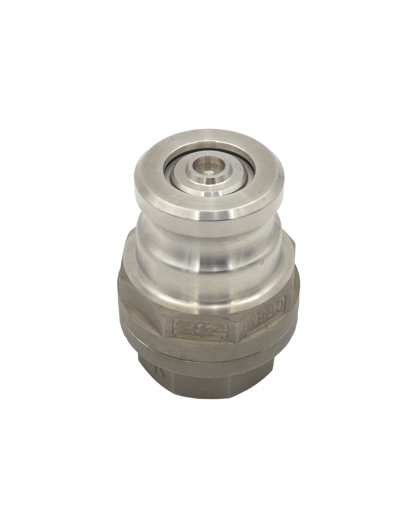 PT Coupling MD15A 1-1/2" SS Dry Break Adapter