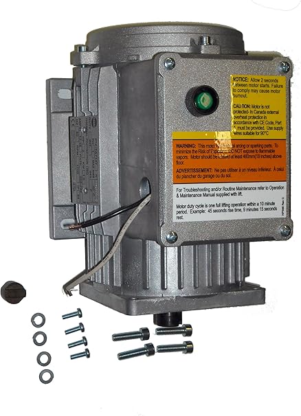 Rotary Lift Motor Kit 2hp Single Phase 208 - 230v