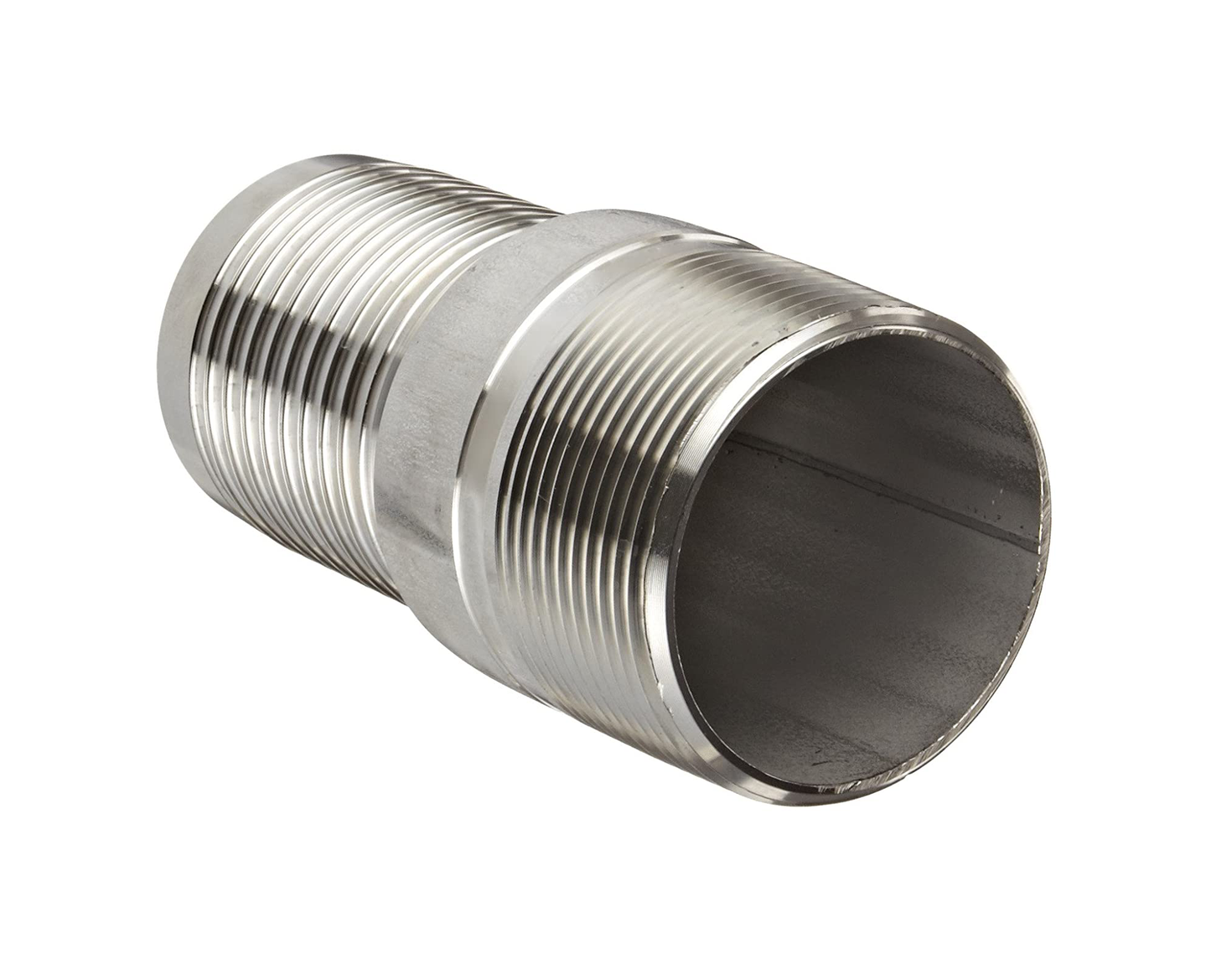 Dixon RST10 King Combination Nipple, 1" NPT Threaded x Hose Shank SS