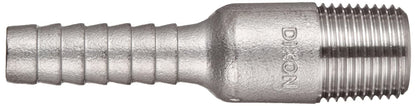 Dixon RST1 King Combination Nipple, 1/2" NPT Threaded x Hose Shank SS