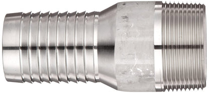 Dixon RST20 King Combination Nipple, 1 1/2" NPT Threaded x Hose Shank SS