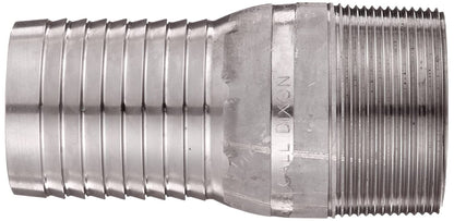 Dixon RST25 King Combination Nipple, 2" NPT Threaded x Hose Shank SS