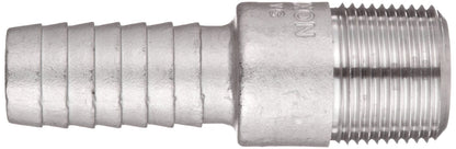 Dixon RST5 King Combination Nipple, 3/4" NPT Threaded x Hose Shank SS