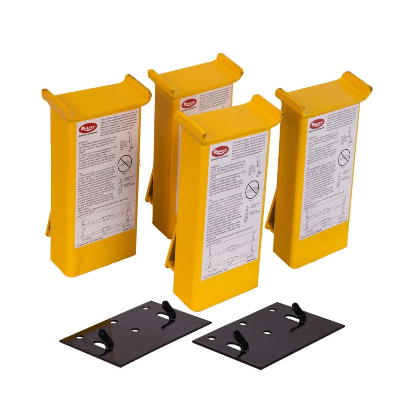 Rotary Lift FJ6115BK Flip Up Extended Height Adapter Kit, Vans, Pick Ups - 4 Adapters
