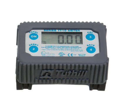 Fill-Rite TT10PB 1" BSPP Thread, 2-35 GPM Digital In-Line Turbine Meter, Chemical Transfer Meter, Polymer
