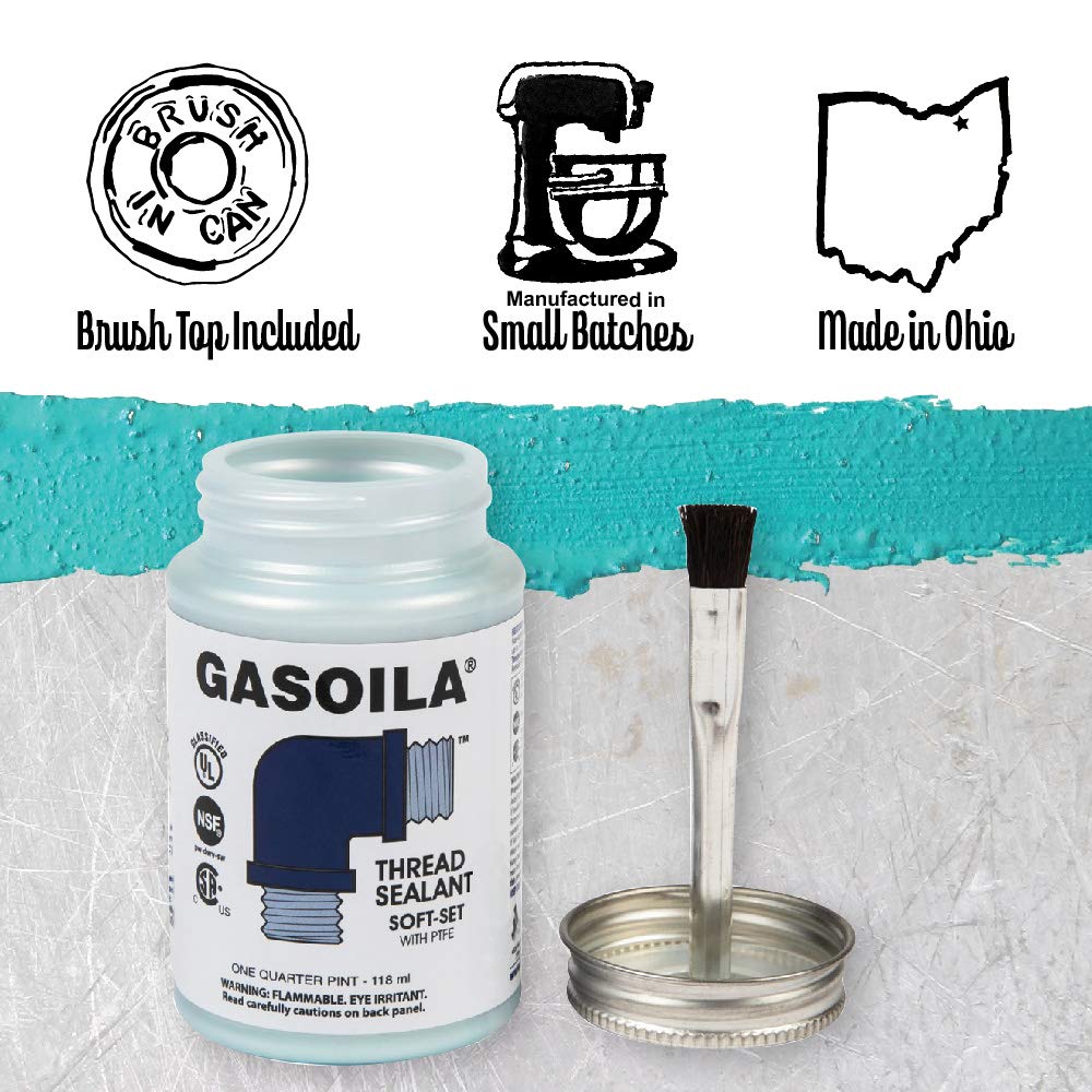 Gasoila SS16 1 Pint Softset Thread Sealant With PTFE – Illinois