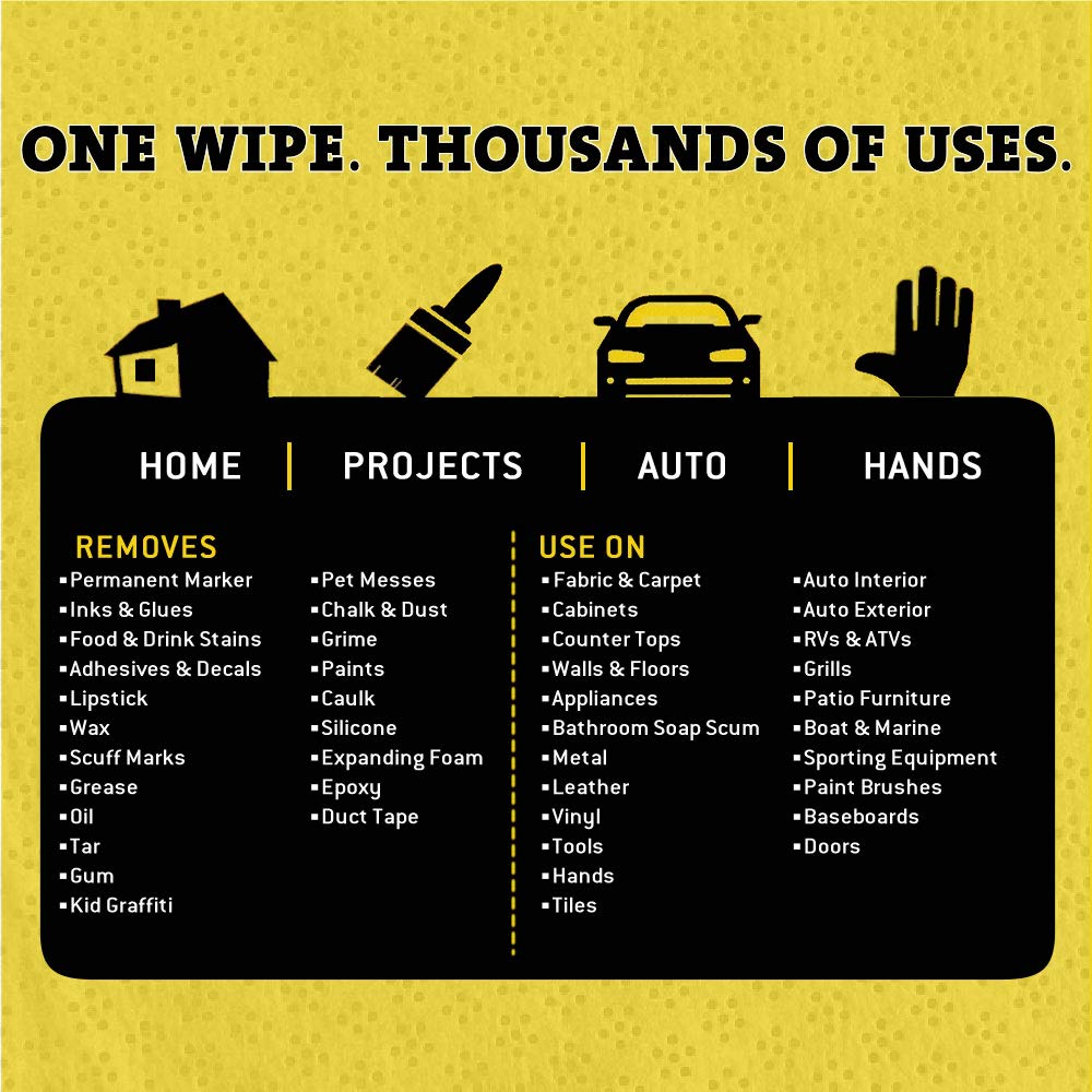 Gasoila TW90 Tub O' Towels Heavy Duty Cleaning Wipes, 90-Count