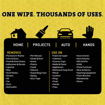 Gasoila TW90 Tub O' Towels Heavy Duty Cleaning Wipes, 90-Count