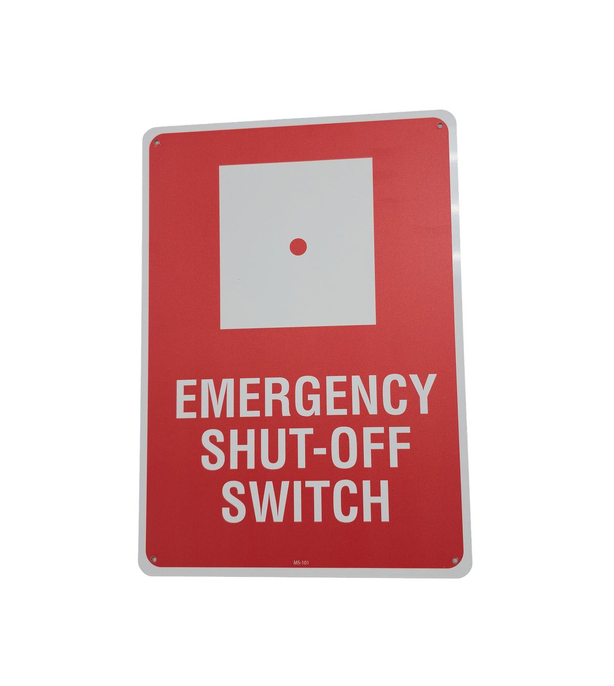Emergency Stop Shell Fuel Signs For Fuel Storage Tanks - Aluminum Emergency Shut-Off Switch 14 ...