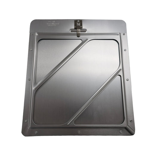 Signs For Fuel Storage Tanks - Aluminum Slide-In Truck Placard Holders 14" Tall x 12.5" Wide