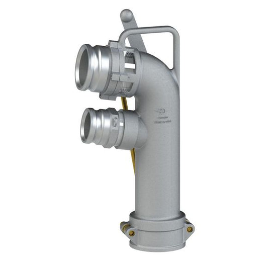 PT Coupling UVR400 4" Coaxial Delivery Elbow