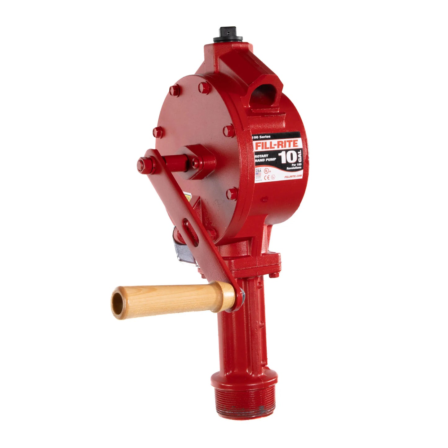 Fill-Rite FR110 Rotary Hand-Operated Fuel Transfer Pump, Pump Only, 2" Bung Mounted