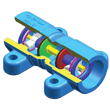 OPW FC 60V-DEF 1"F x 1"F (BSPP) Shear Valve