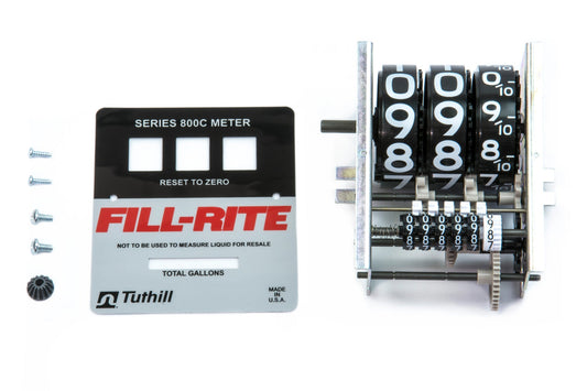 Fill-Rite KIT800GR Replacement Gallon Register and Faceplate for 800 Series Mechanical Meters