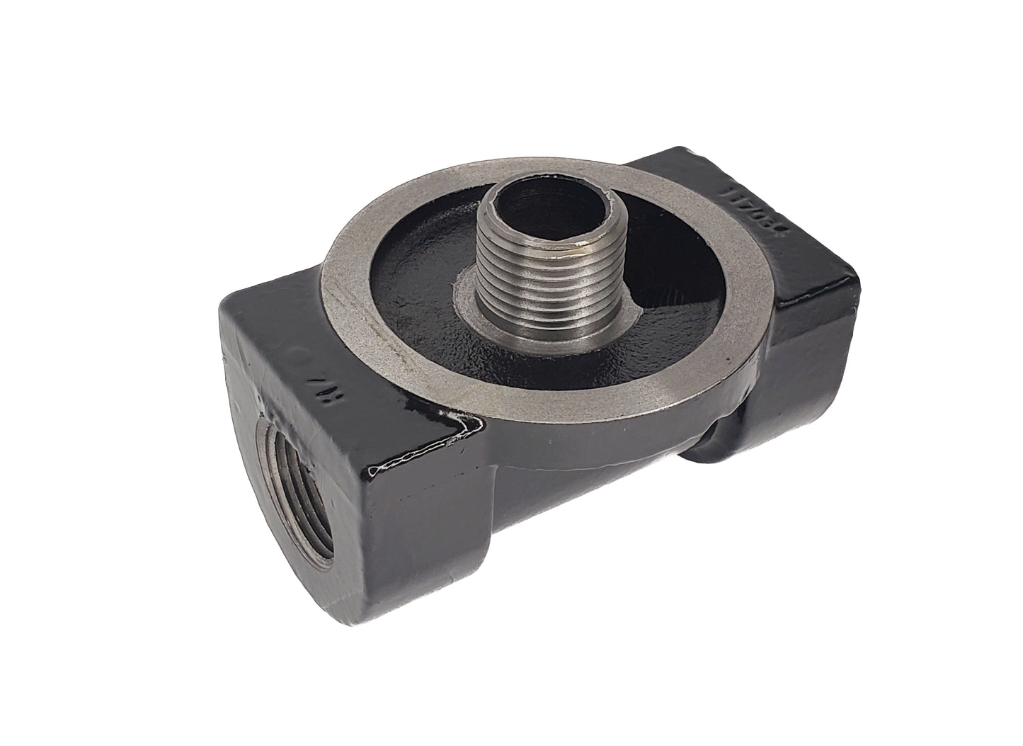 CimTek 50003/200H-3-4 Filter Head, Cast Iron, 3/4" NPT In/Out, Fits 3/4"(1"-12) Threaded Filter Openings