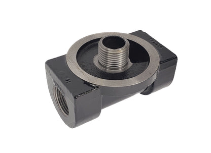 CimTek 50003/200H-3-4 Filter Head, Cast Iron, 3/4" NPT In/Out, Fits 3/4"(1"-12) Threaded Filter Openings