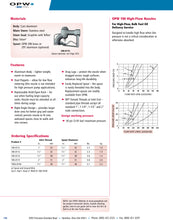 OPW FC 190-0112 High Volume Manual Nozzle 1"npt Inlet, 1-1/4" npt Spout Outlet