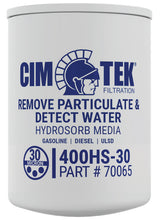 CimTek Filter 70065/400HS-30, 30 Micron, 1-1/2"-16 Threaded Filter
