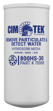 CimTek Filter 70068/800HS-30, 30 Micron, 1-1/2"-16 Threaded Filter