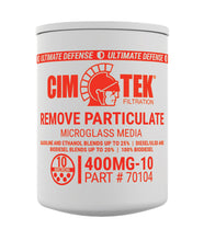 CimTek Filter 70104/400MG-10, 10 Micron, 1-1/2"-16 Threaded Filter