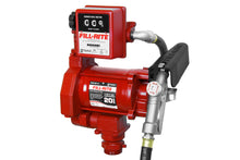 Fill-Rite FR701V 115V Fuel Transfer Pump w/Meter with 3/4"x12' Discharge Hose, Manual Nozzle 15GPM