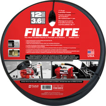 Fill-Rite FRH10012 1" x 12' Hose with Static Wire and Internal Spring Guards