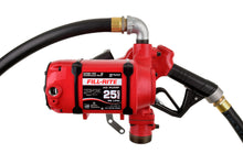 Fill-Rite NX25-120NB-AA 120V AC 25 GPM Fuel Transfer Pump with 1” X 18’ Hose, Automatic Nozzle