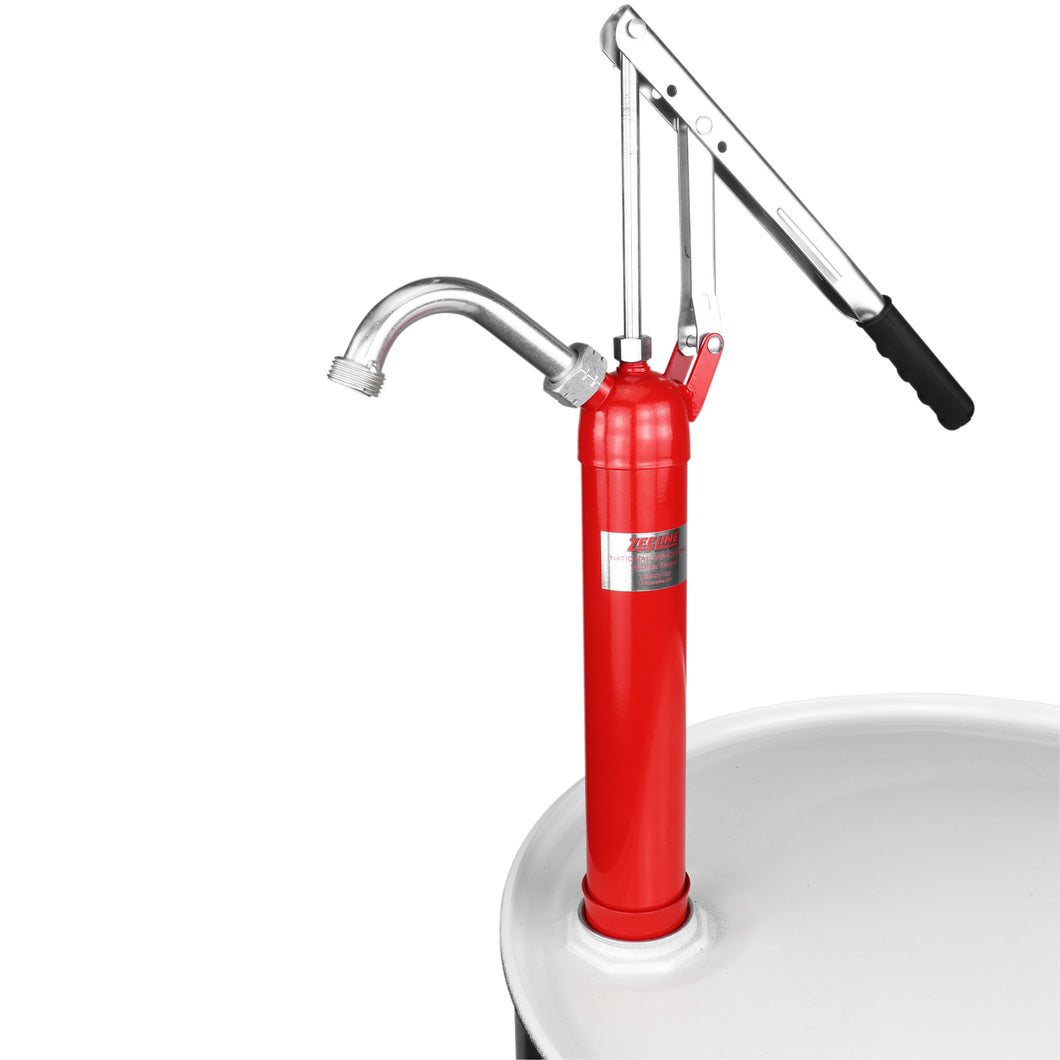 Zeeline by Milton ZED-S Hand Operated Lever Drum Pump with All Steel Body (1 Gallon Per 9 Strokes)