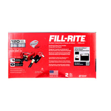 Fill-Rite NX25-120NF-AA 120V AC 25 GPM Fuel Transfer Pump with 1” X 18’ Hose, Automatic Nozzle, Foot Mounted